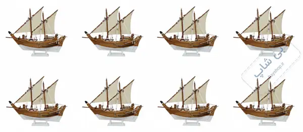 کشتی دکوری ، لنج دکوری چوبی بی شاپ